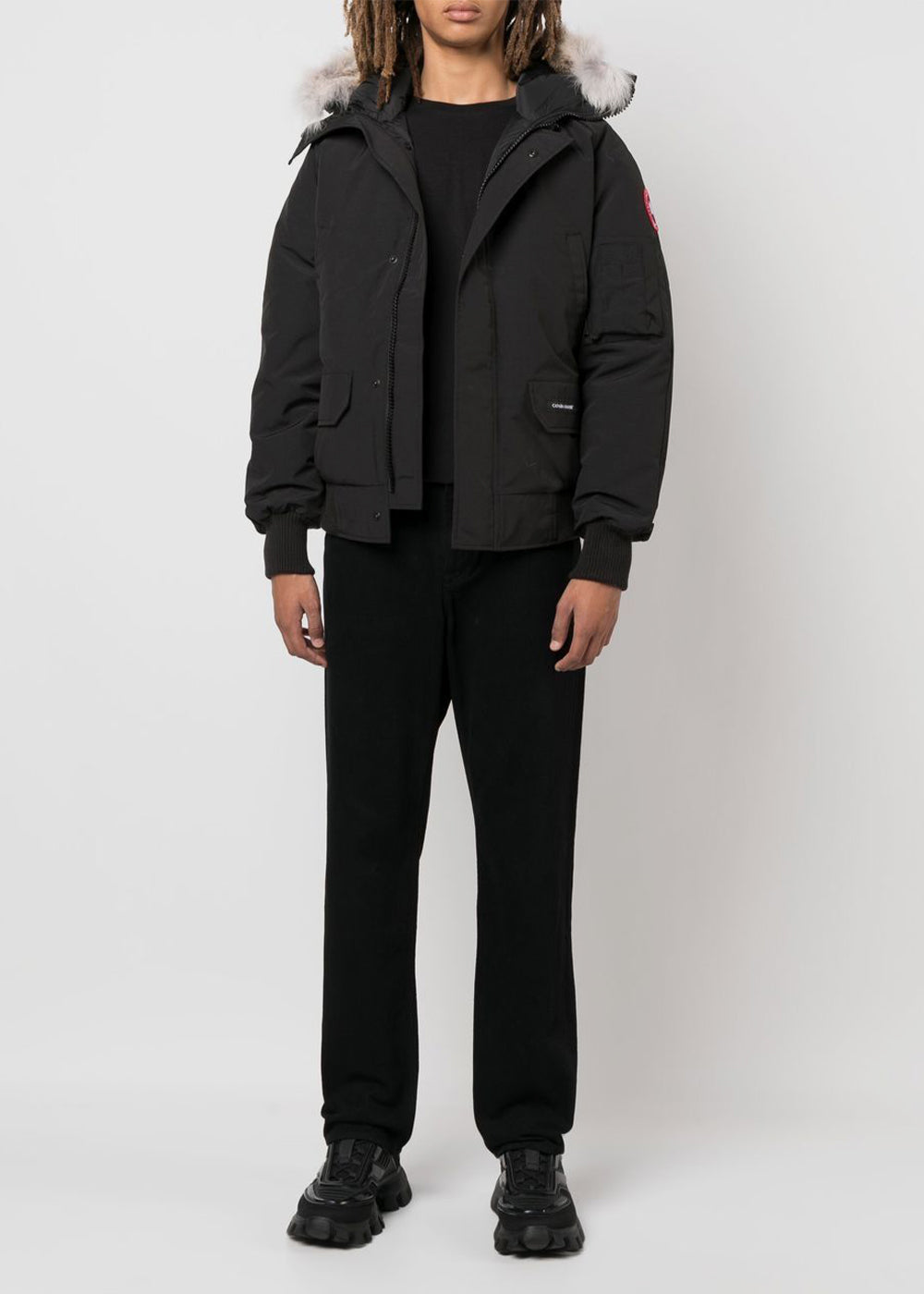 Black Chilliwack Bomber Jacket Canada goose оригінал – Купити в Україні – вид ззаду
