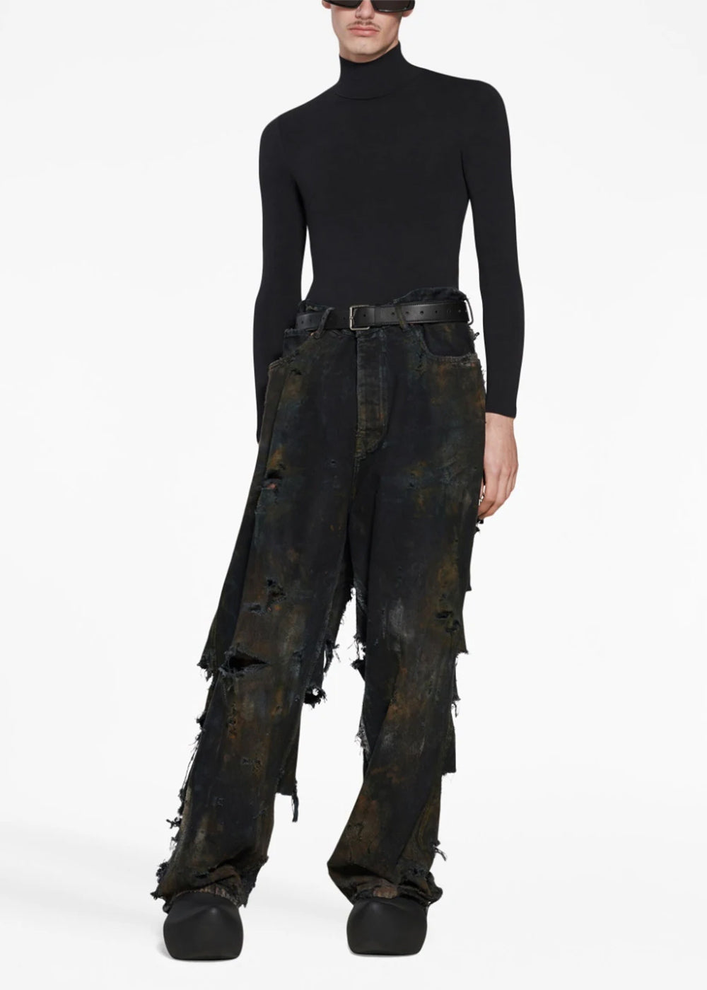 Black Super Destroyed Pants Balenciaga оригінал – Купити в Україні – детальний вид