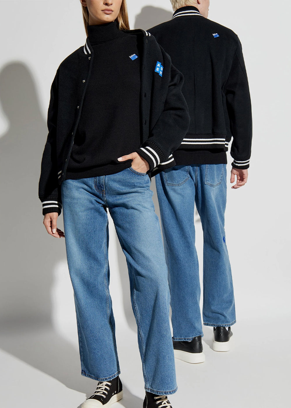 Black Trs Tag Varsity Jacket Ader error – Гарантія оригінальності – детальний вид