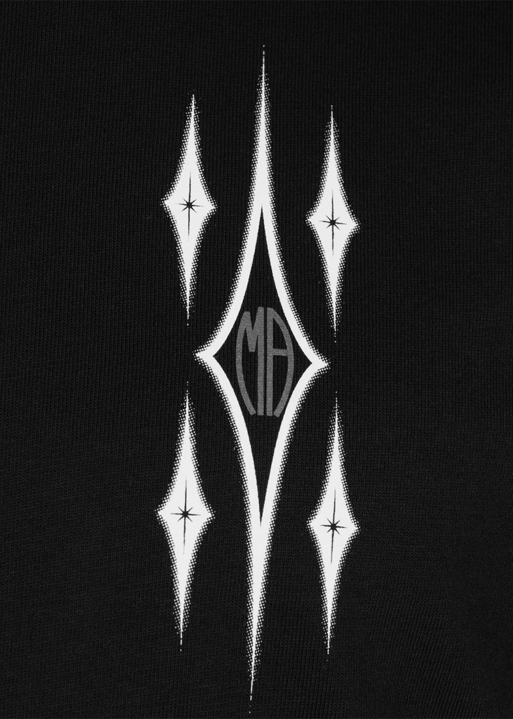 Оригінальна Black Argyle T-Shirt Amiri – детальний вид