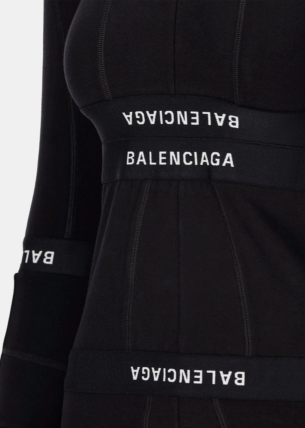 Оригінальна Black Patched Brief Dress Balenciaga – детальний вид