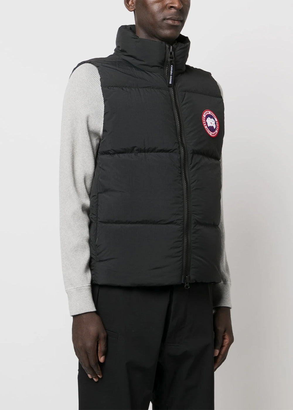 Оригінальна Black Lawrence Puffer Vest Canada goose – детальний вид