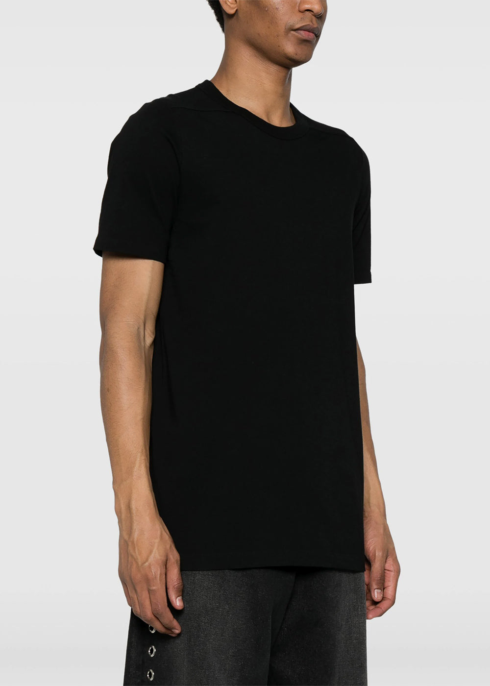 Black Panelled Cotton T-Shirt Rick owens оригінал – Купити в Україні – детальний вид