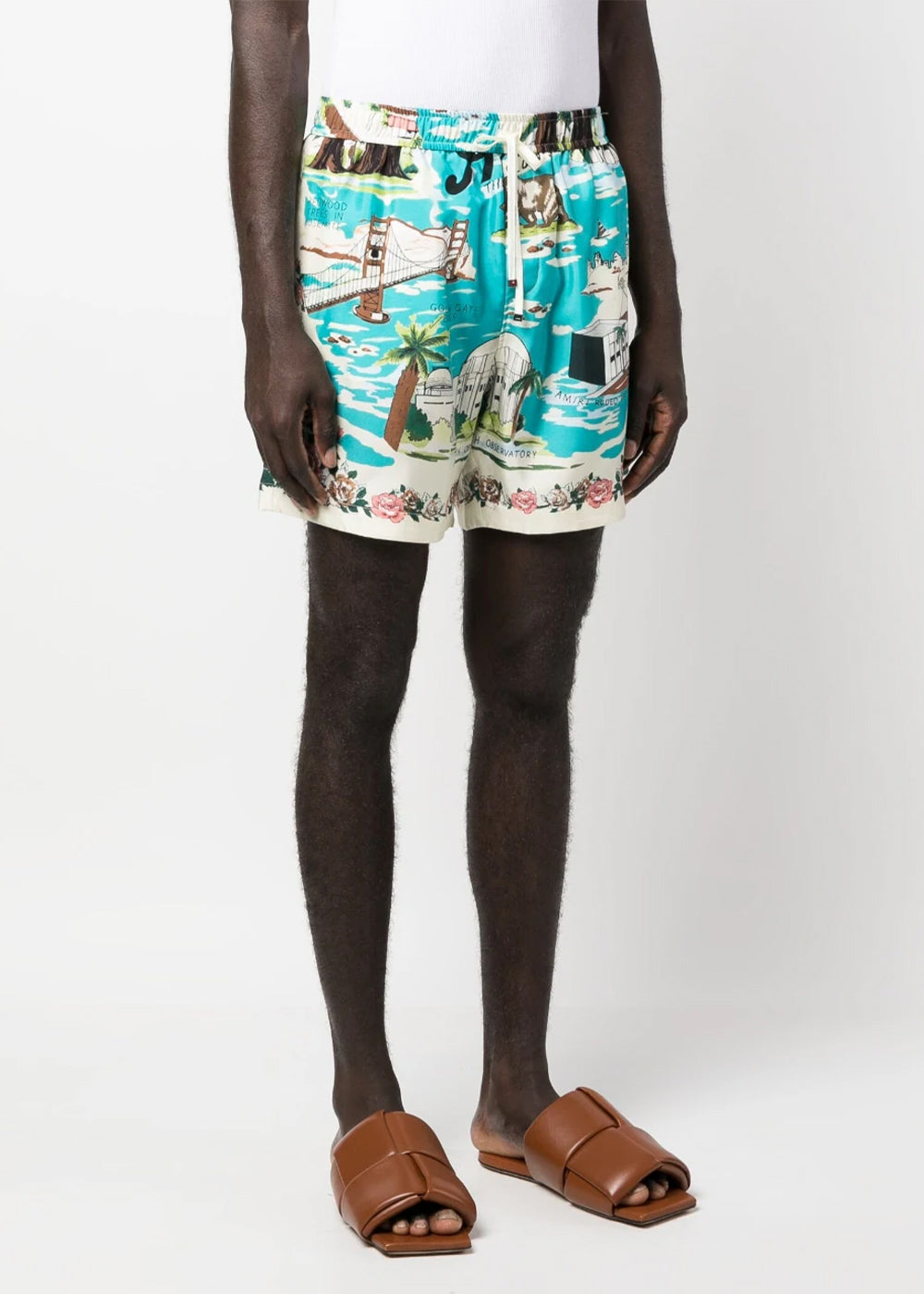 Оригінальна Multicolor California Hawaiian Pyjama Shorts Amiri – збільшений вид