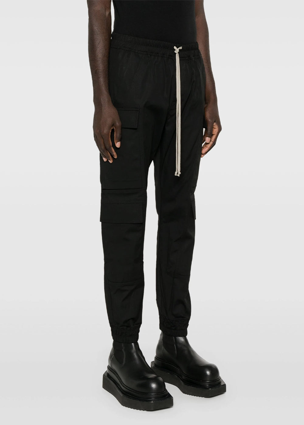 Black Mastodon Megacargo Pants Rick owens – Гарантія оригінальності – детальний вид