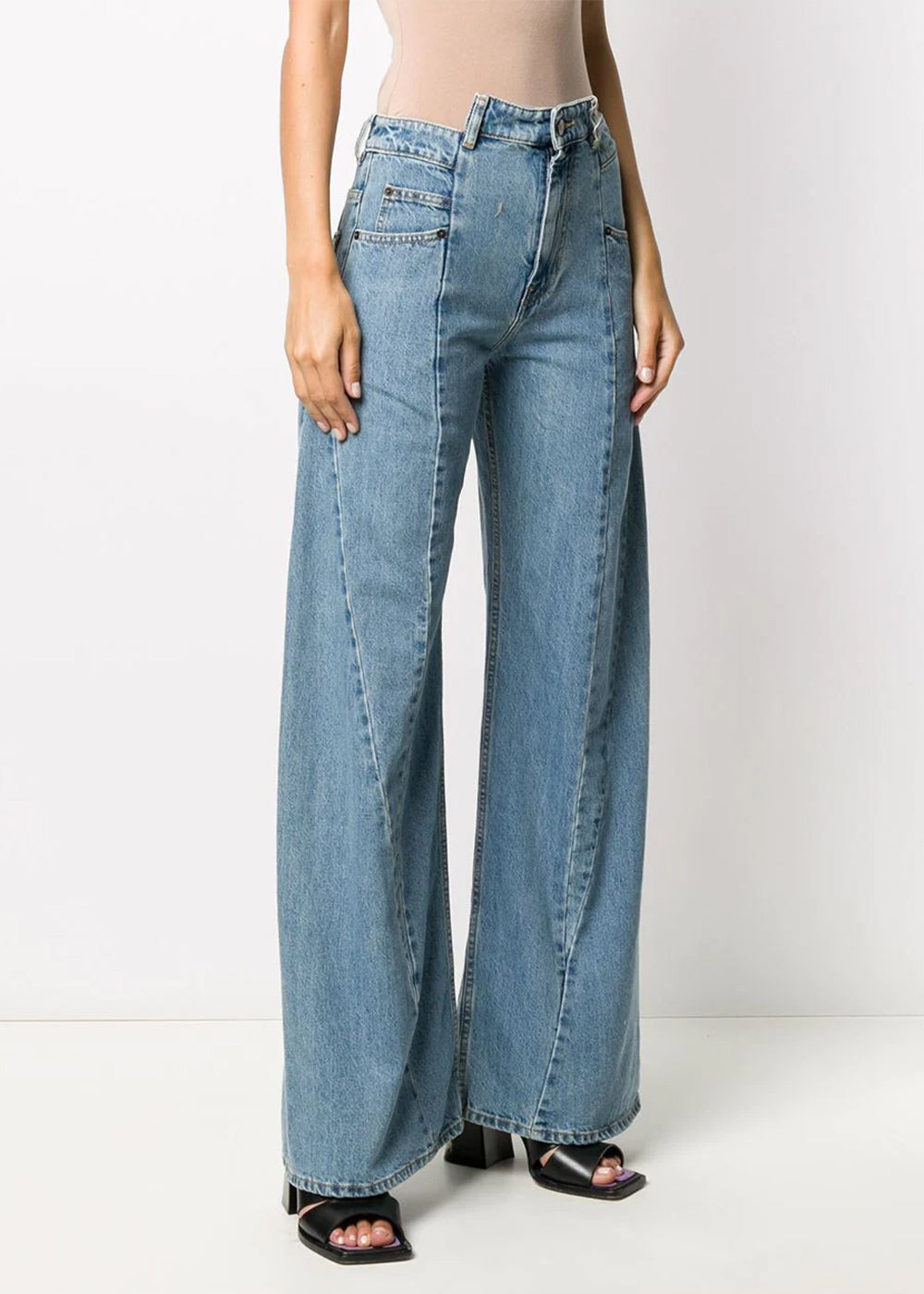 Blue Five Pockets Boyfriend Jeans Maison margiela – Гарантія оригінальності – детальний вид