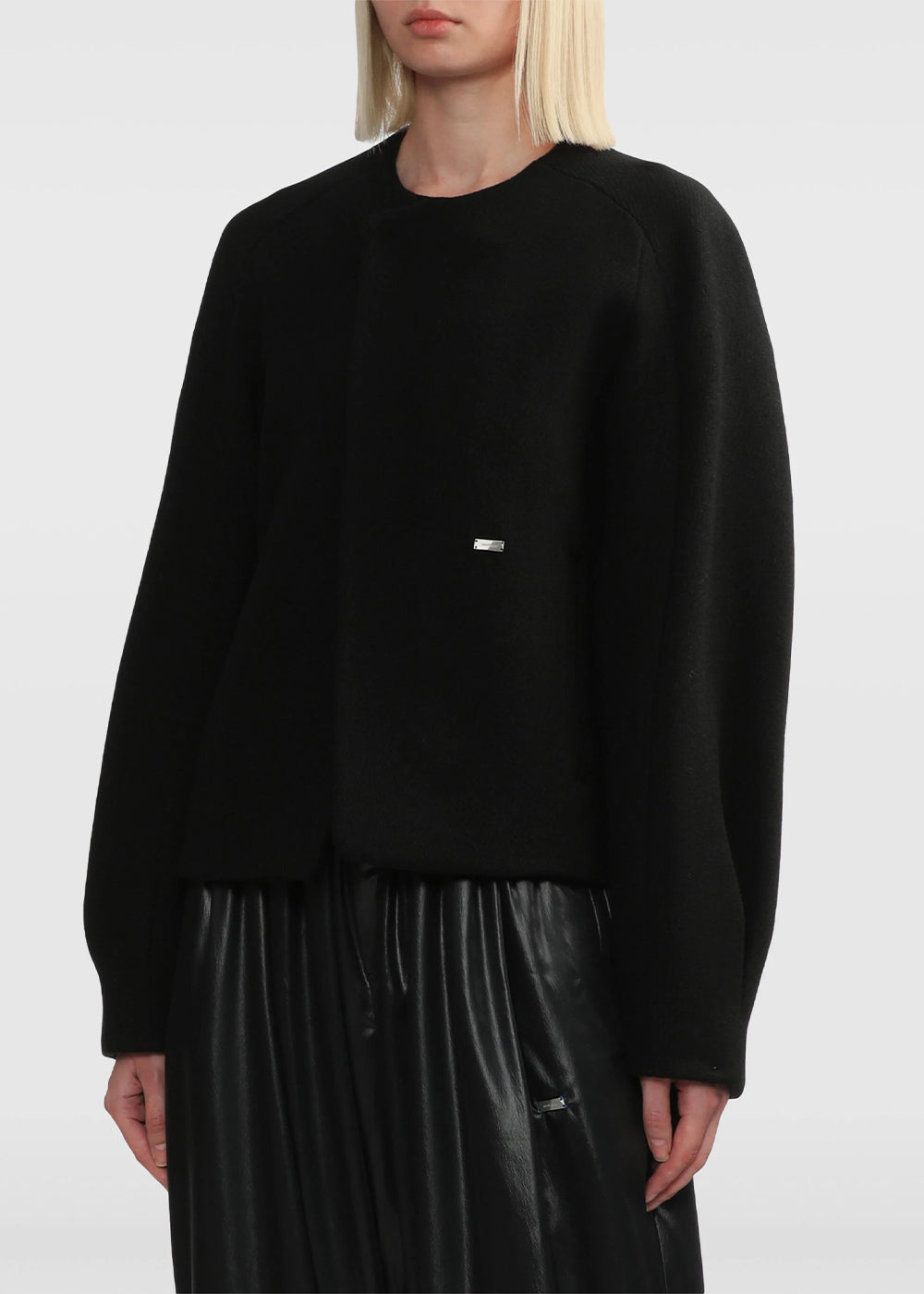 Оригінальна Black Logo-Appliqué Jacket Ader error – детальний вид