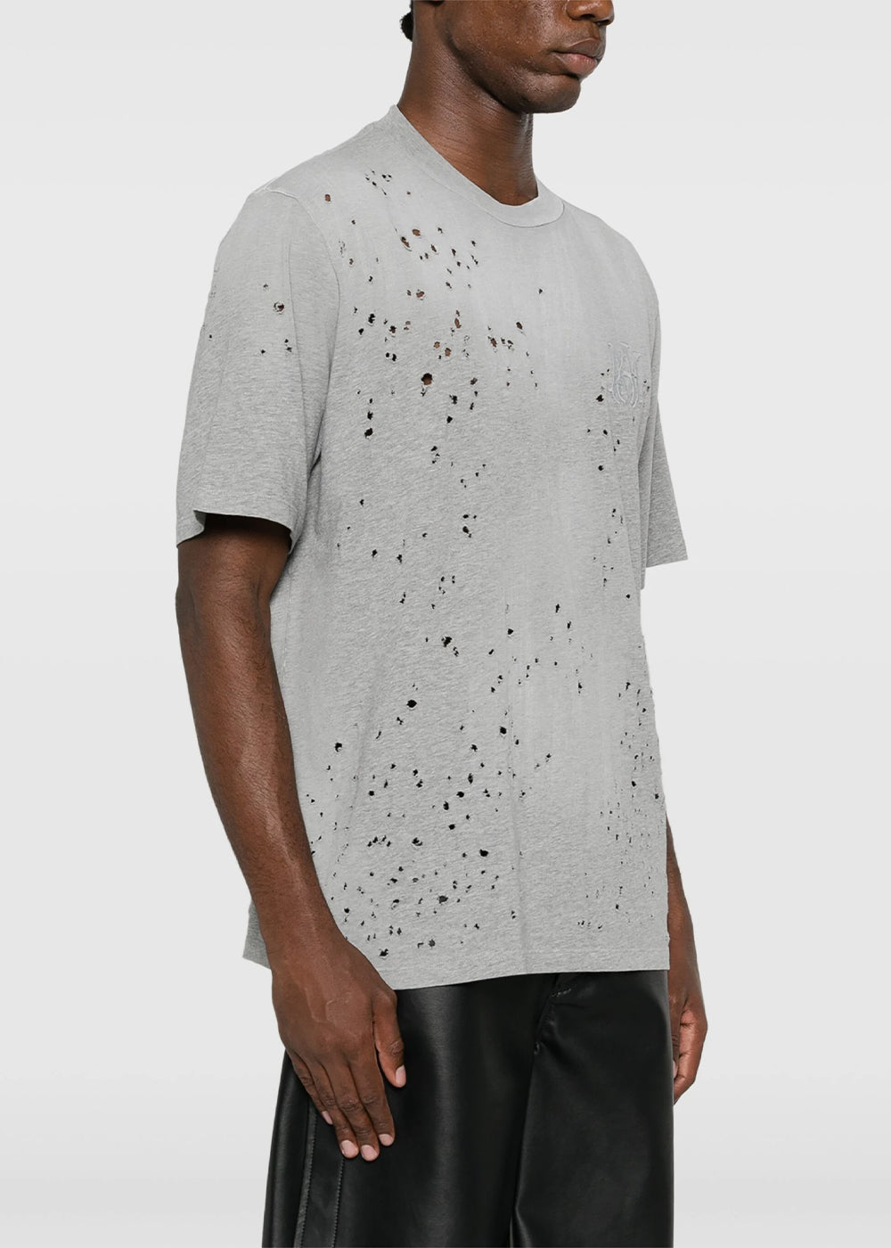 Grey Ma Shotgun Embroidered T-Shirt Amiri оригінал – Купити в Україні – детальний вид
