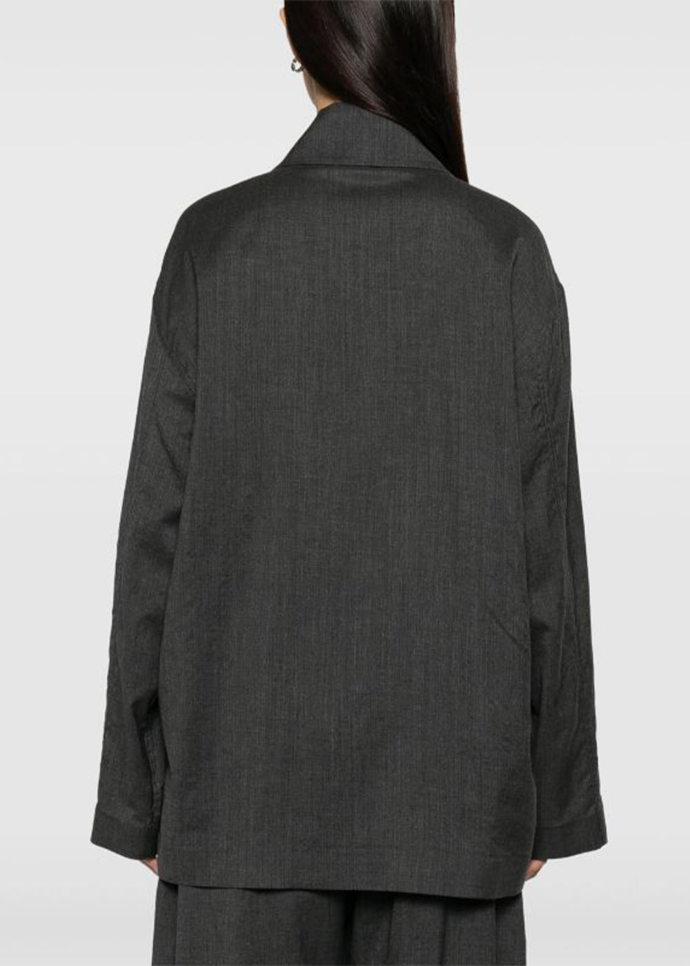 Оригінальна Grey Rigel Spread Collar Shirt The row – детальний вид