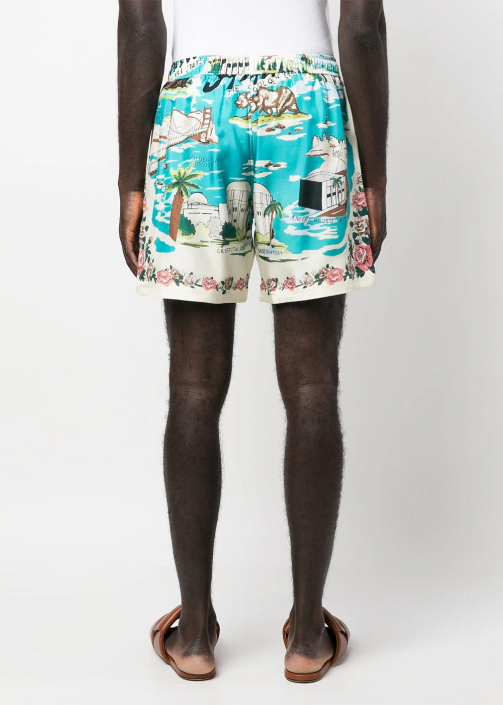 Оригінальна Multicolor California Hawaiian Pyjama Shorts Amiri – детальний вид