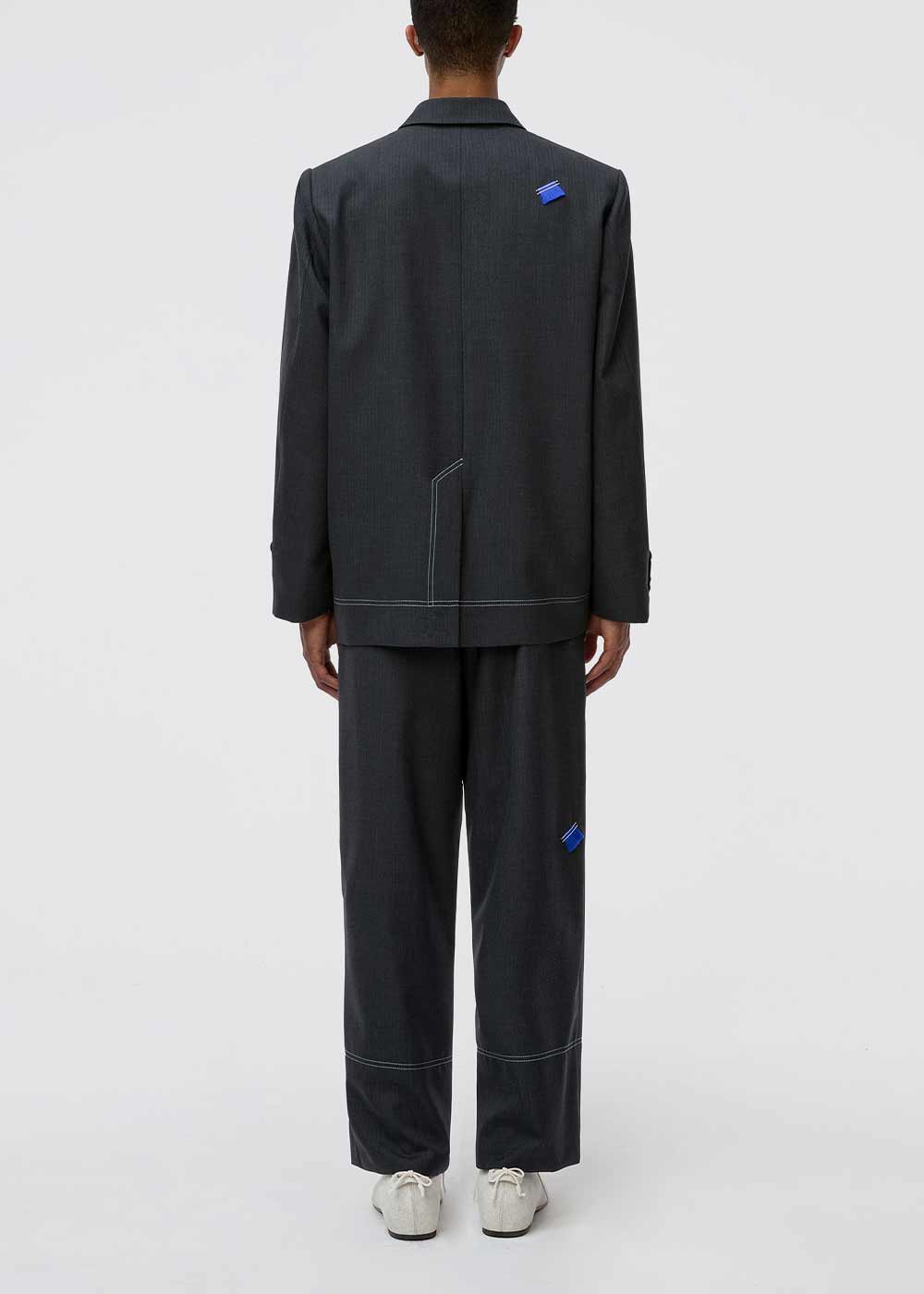 Grey Regular Fit Slacks Ader error – Гарантія оригінальності – збільшений вид