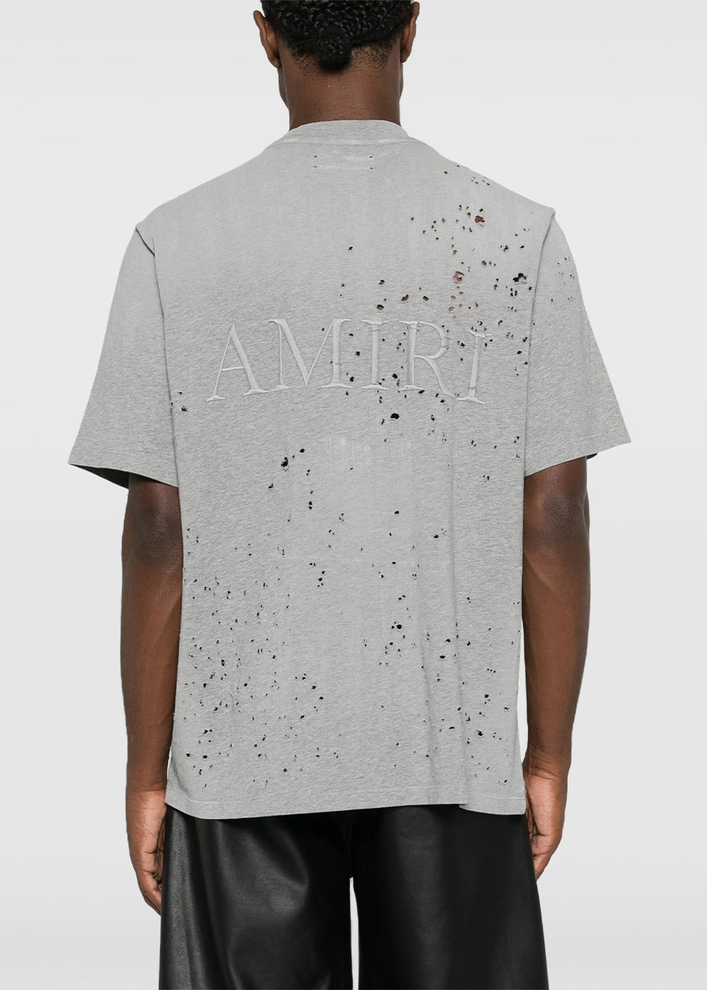 Grey Ma Shotgun Embroidered T-Shirt Amiri оригінал – Купити в Україні – збільшений вид