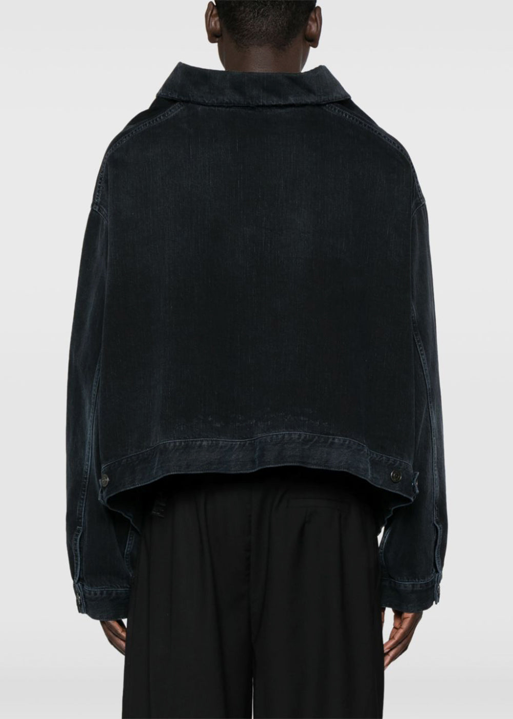 Blue Black Off Shoulder Jacket Balenciaga оригінал – Купити в Україні – збільшений вид
