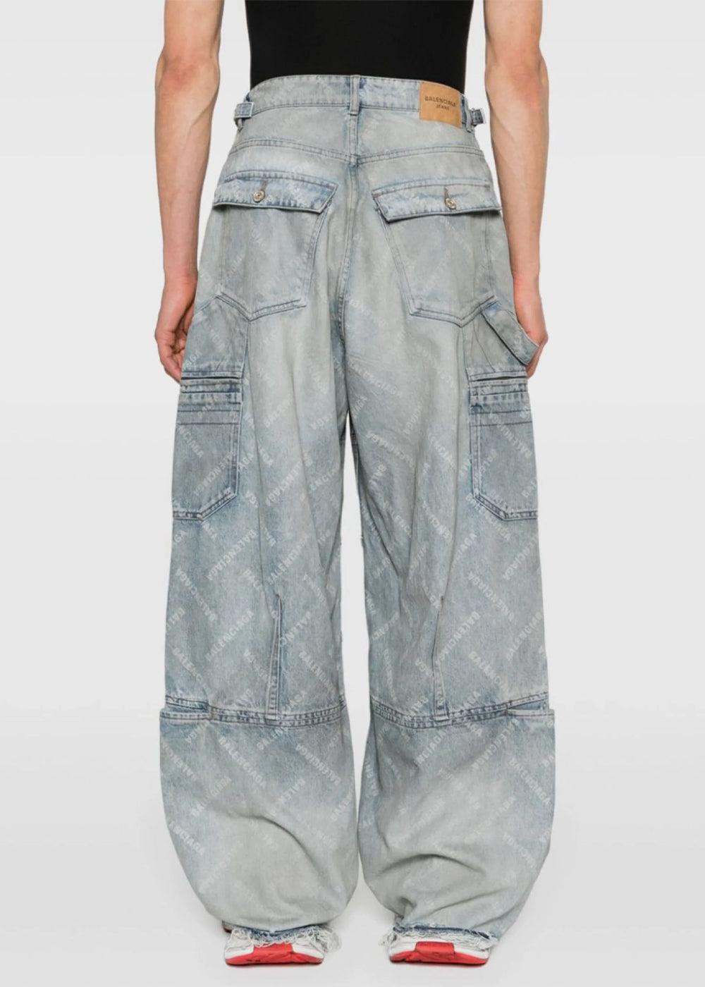 Blue Denim Cargo Pants Balenciaga – Гарантія оригінальності – збільшений вид