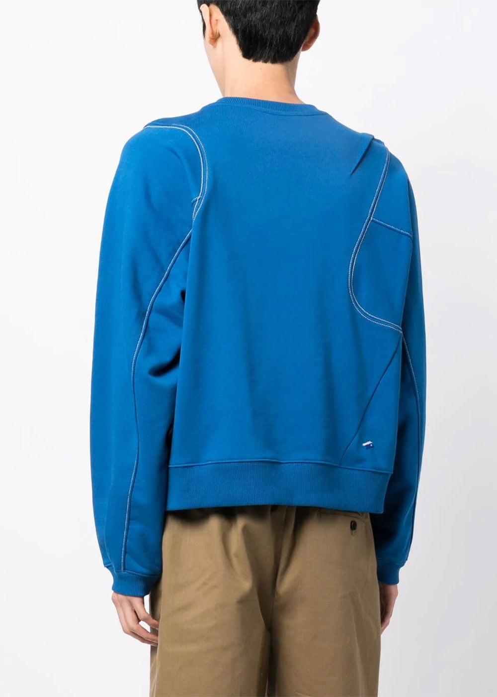 Оригінальна Blue Logo-Embroidered Sweatshirt Ader error – збільшений вид