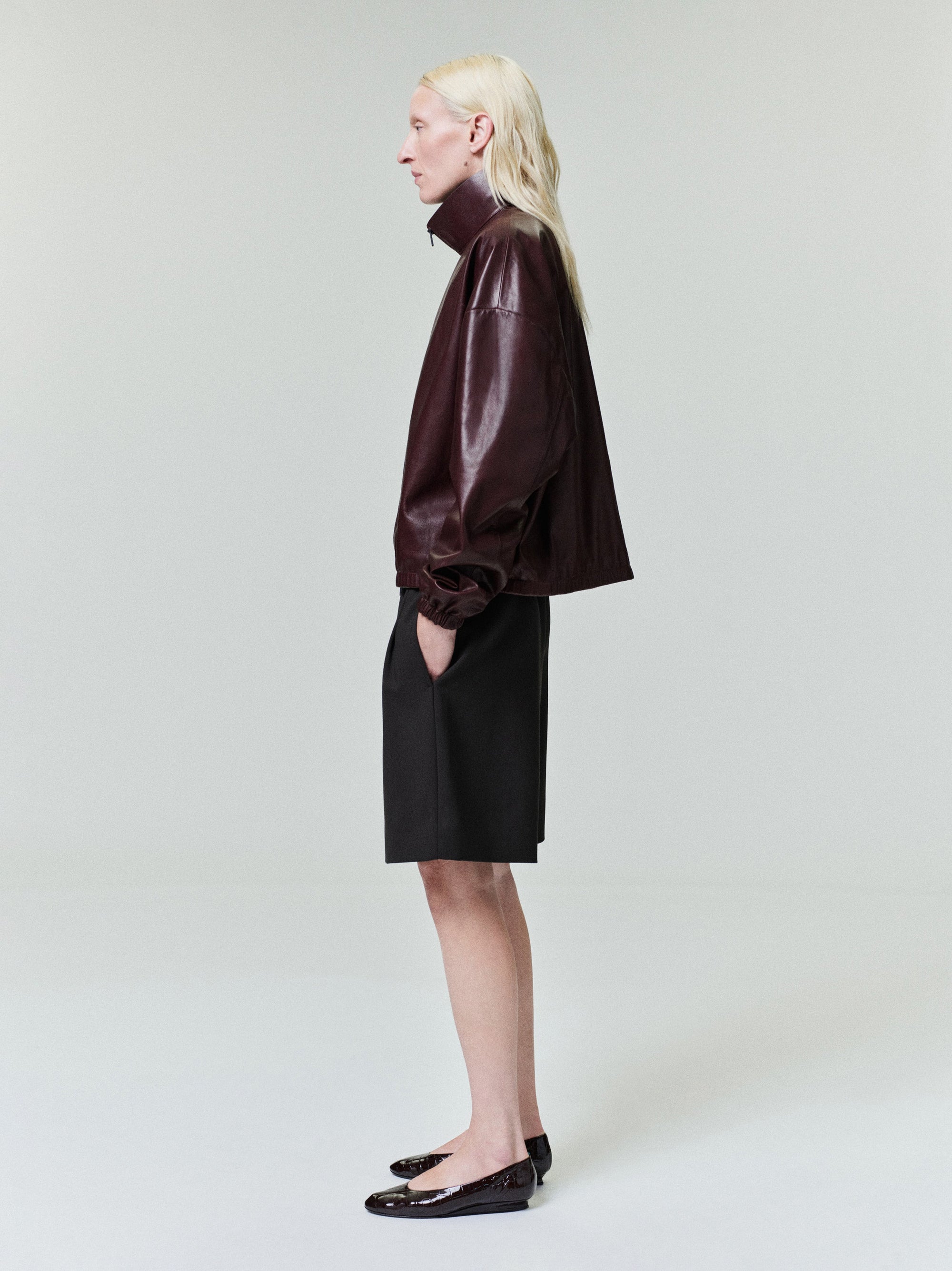 Womens Leather Track Jacket Fear of god – Гарантія оригінальності – детальний вид