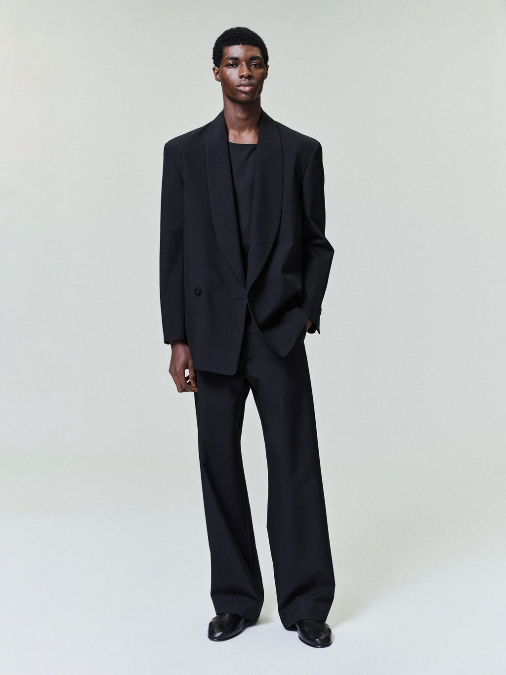 Оригінальна Wool Poplin Casual Flat Front Pants Fear of god – боковий вид