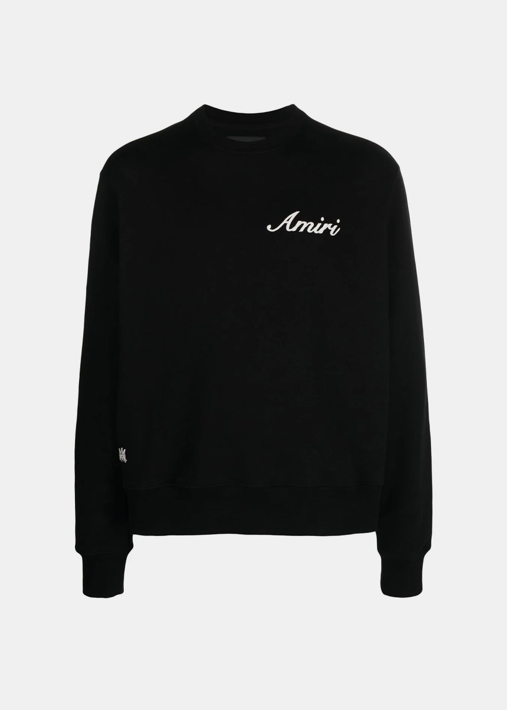 Оригінальна Black Script Logo Crewneck Amiri – боковий вид