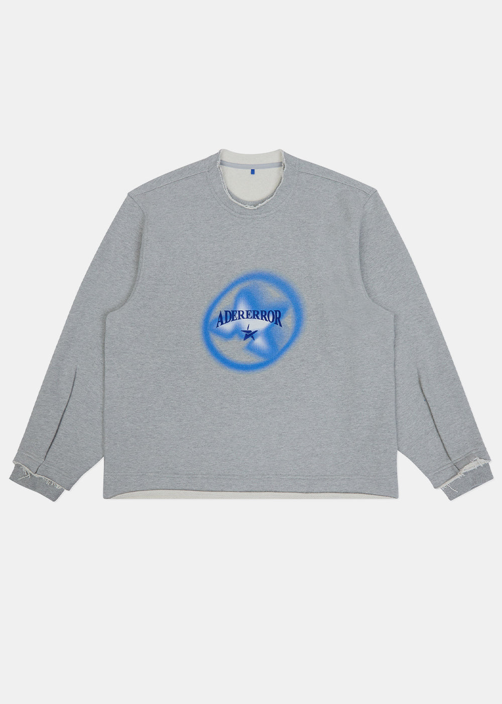 Grey Raw Cut Sweater Ader error – Гарантія оригінальності – боковий вид