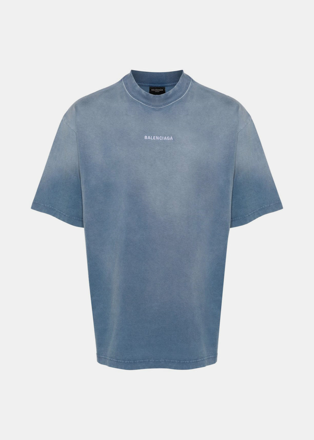 Faded Blue Medium Fit T-Shirt Balenciaga – Гарантія оригінальності – боковий вид