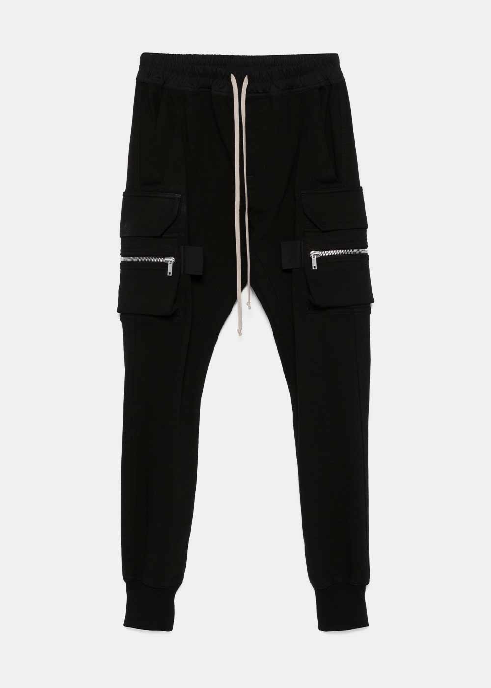 Black Mastodon Cargo Pants Rick owens оригінал – Купити в Україні – боковий вид