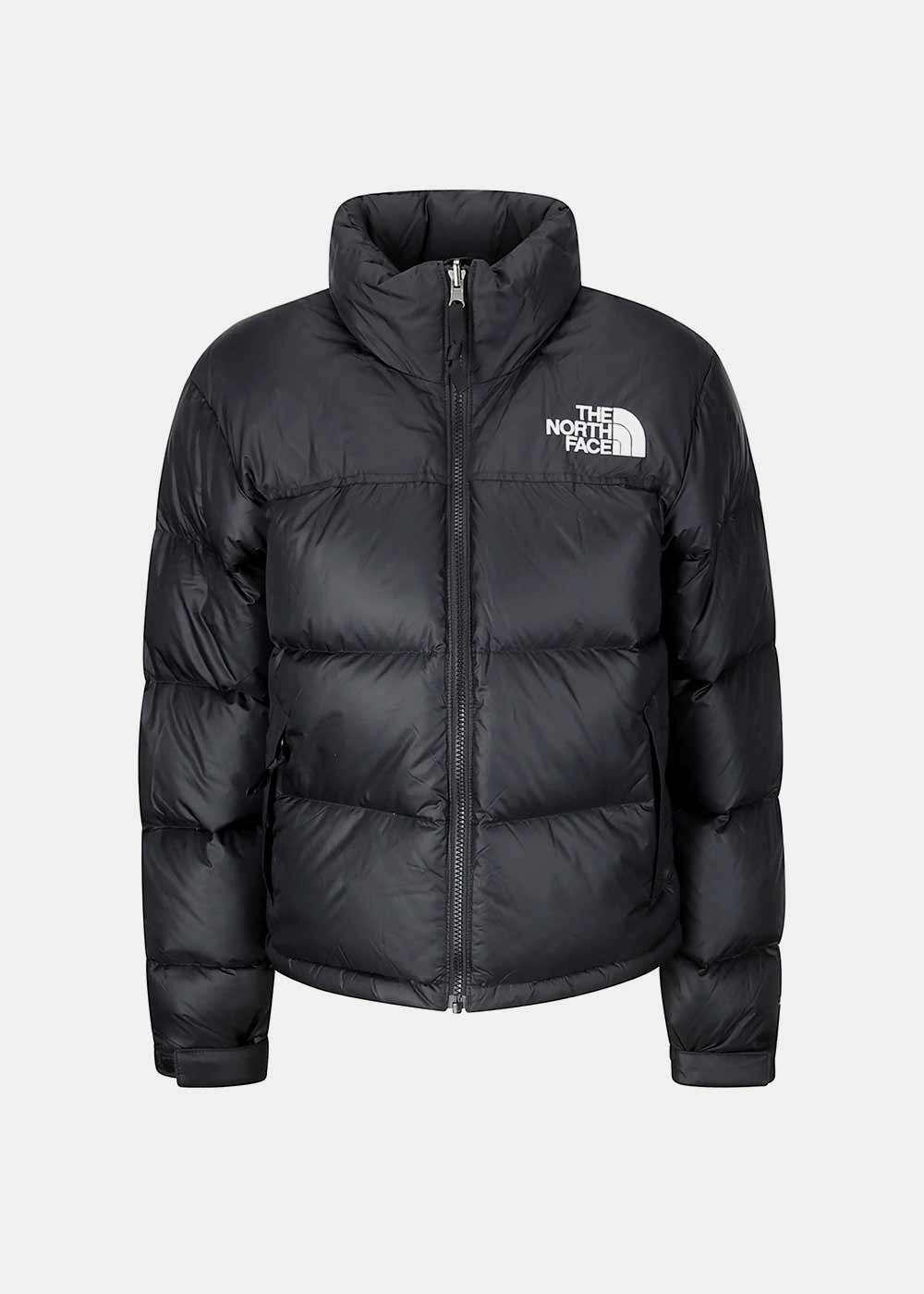 Black Womens 1996 Retro Nuptse Jacket The north face оригінал – Купити в Україні – боковий вид