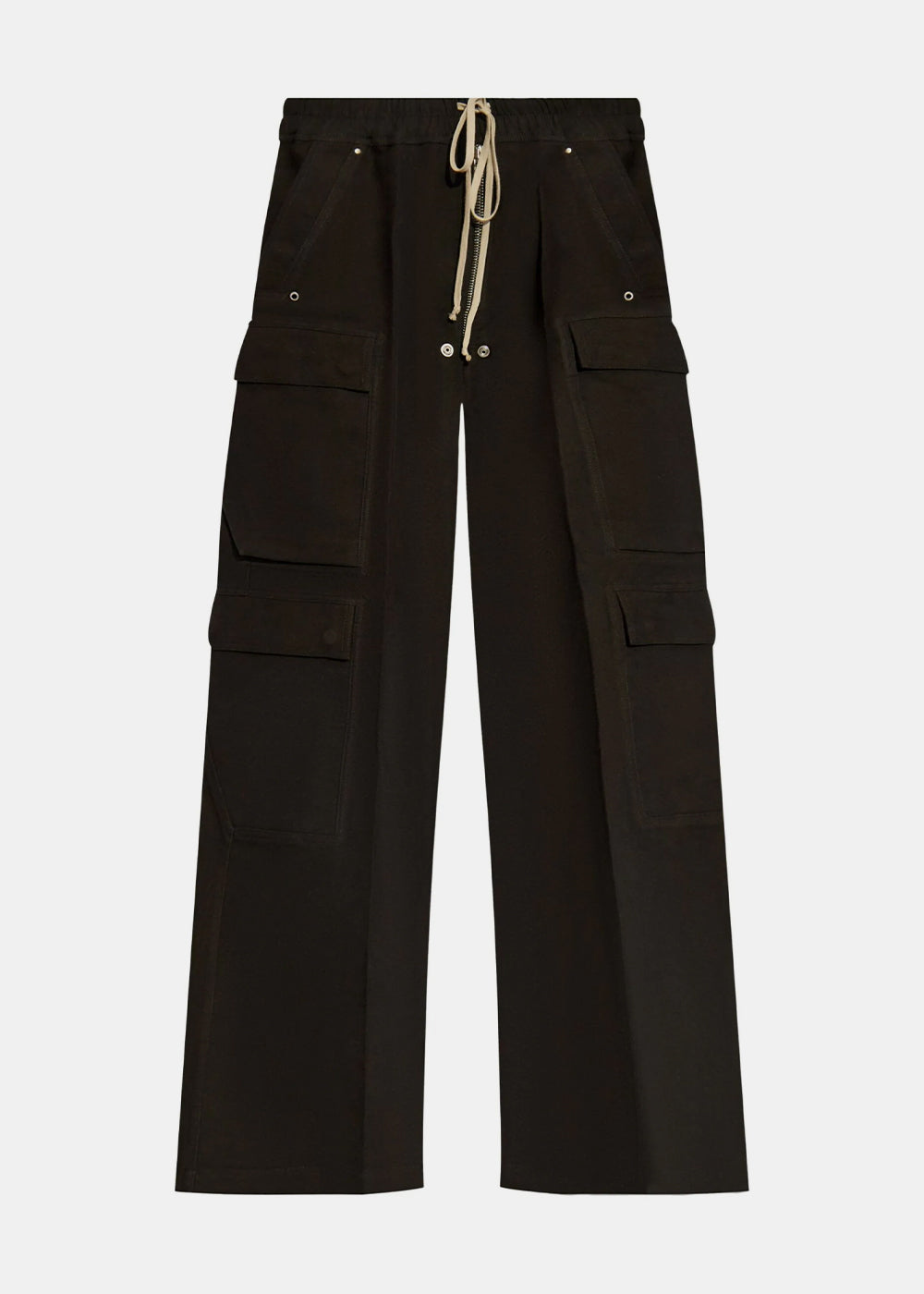 Black Cargobelas Pants Rick owens – Гарантія оригінальності – боковий вид