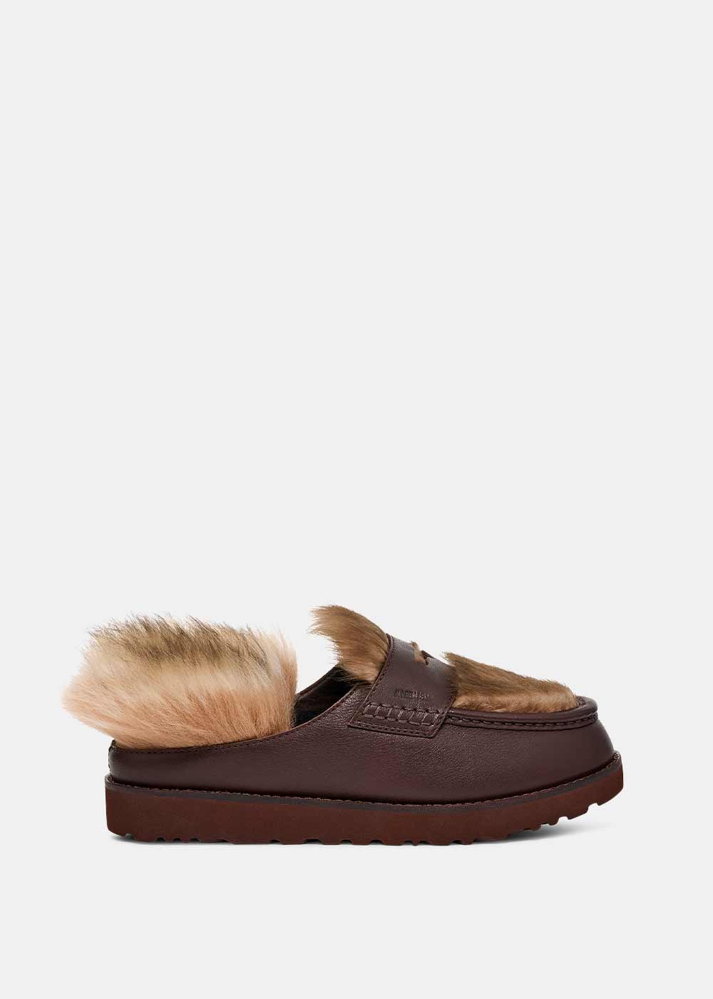 Burgundy Ugg X Ambush Loafer Ugg оригінал – Купити в Україні – боковий вид