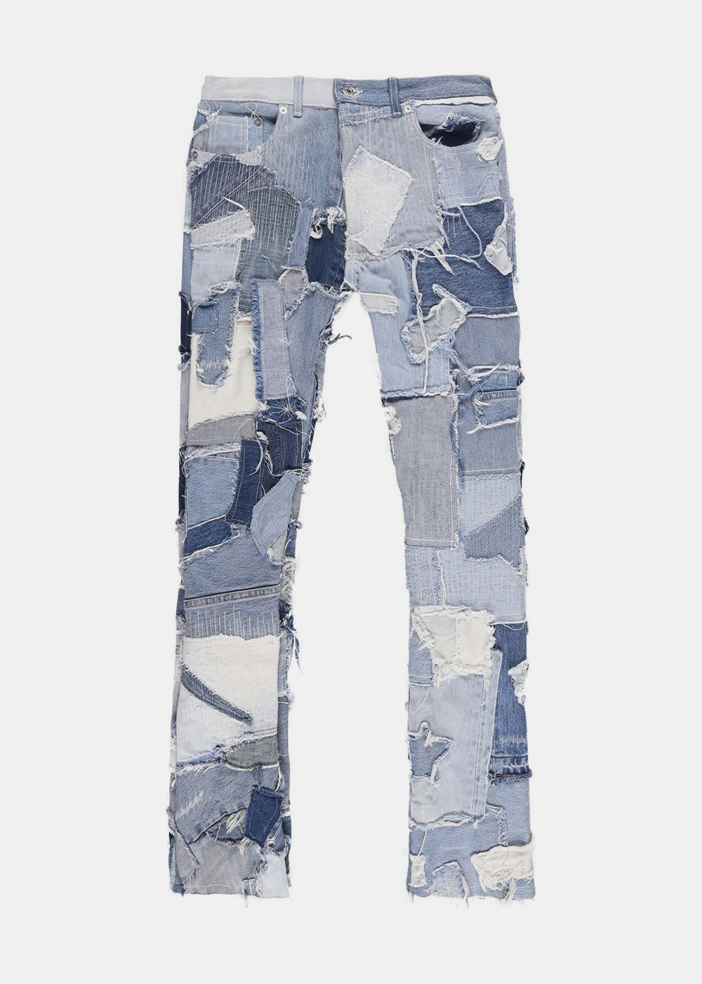 Оригінальна Blue Recycled Logan Denim Gallery department – боковий вид