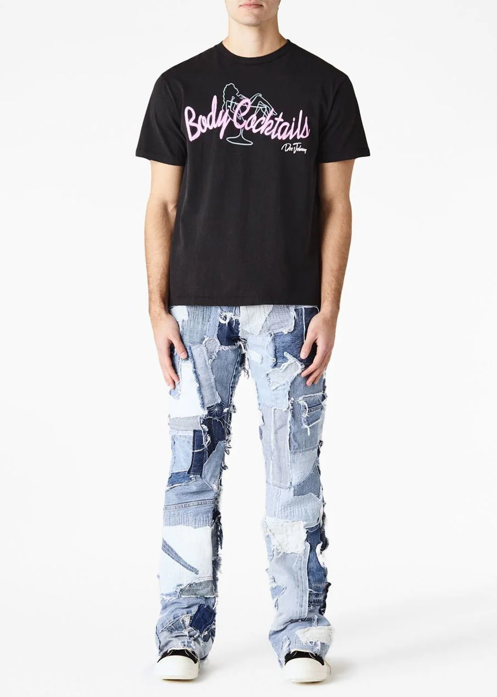 Оригінальна Blue Recycled Logan Denim Gallery department – вид ззаду