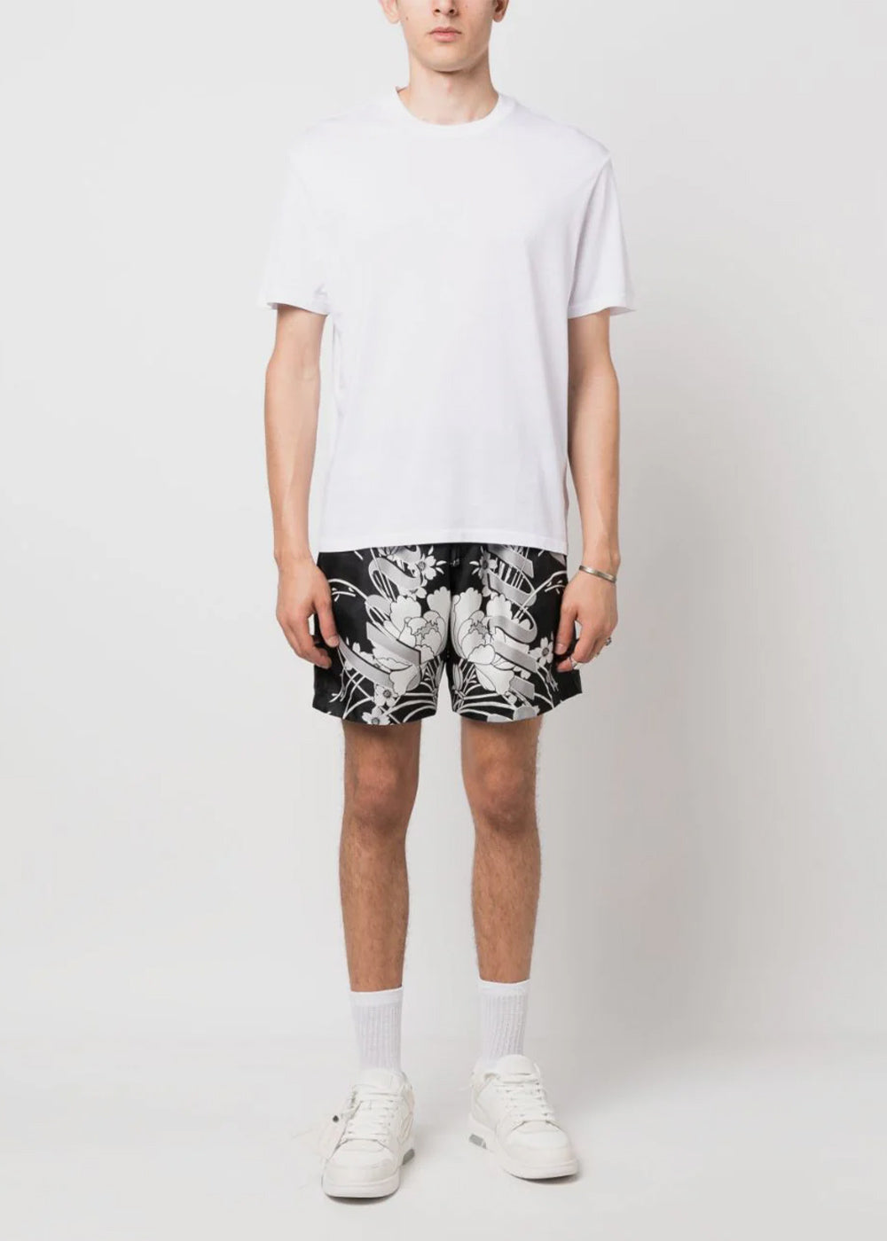 White Exclusive Iconic T-Shirt Amiri – Гарантія оригінальності – вид ззаду