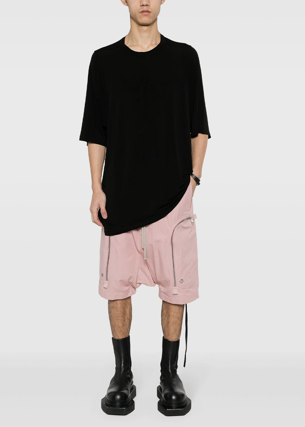 Black Stretch T-Shirt Rick owens оригінал – Купити в Україні – вид ззаду