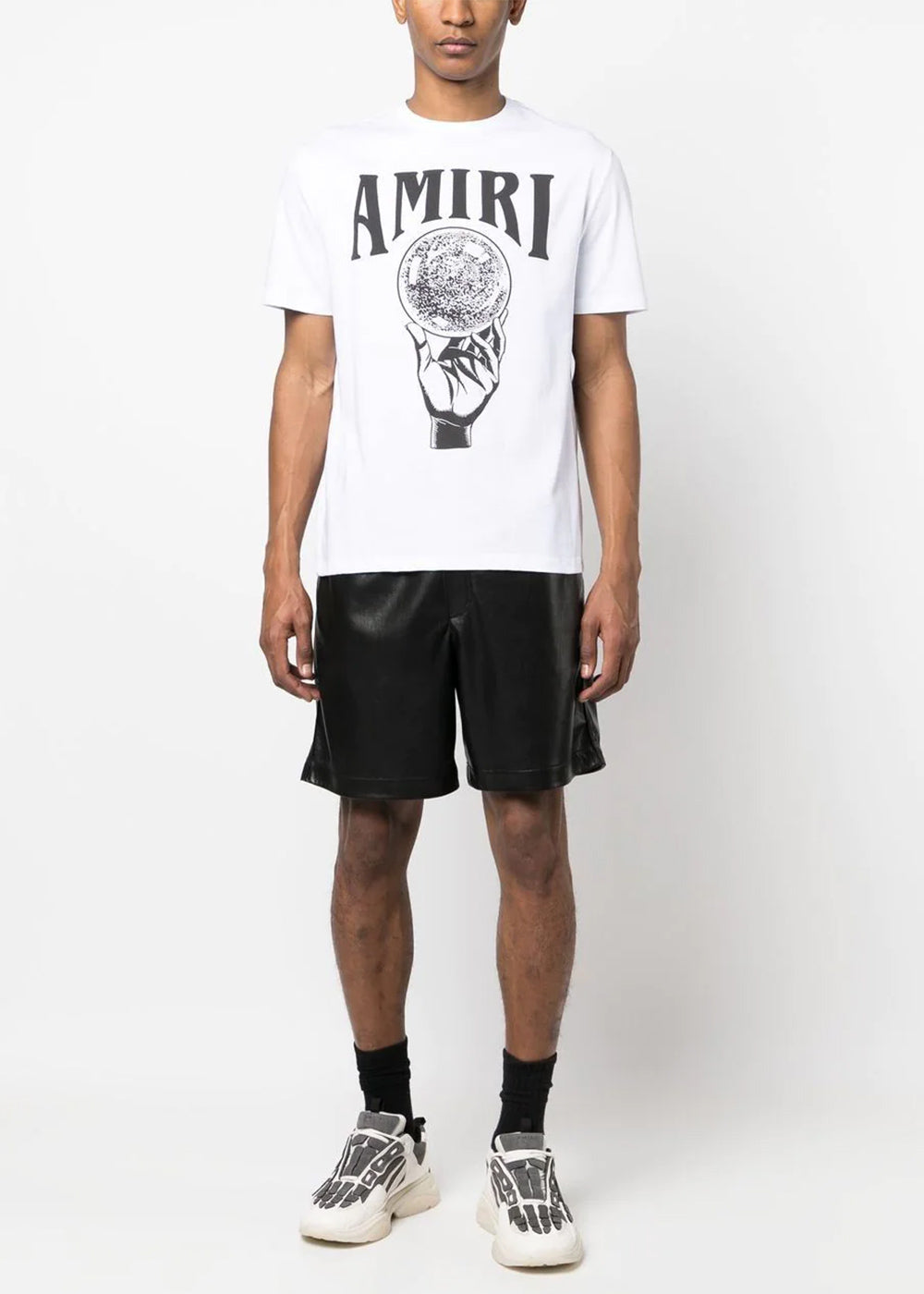Оригінальна White Crystal Ball T-Shirt Amiri – вид ззаду