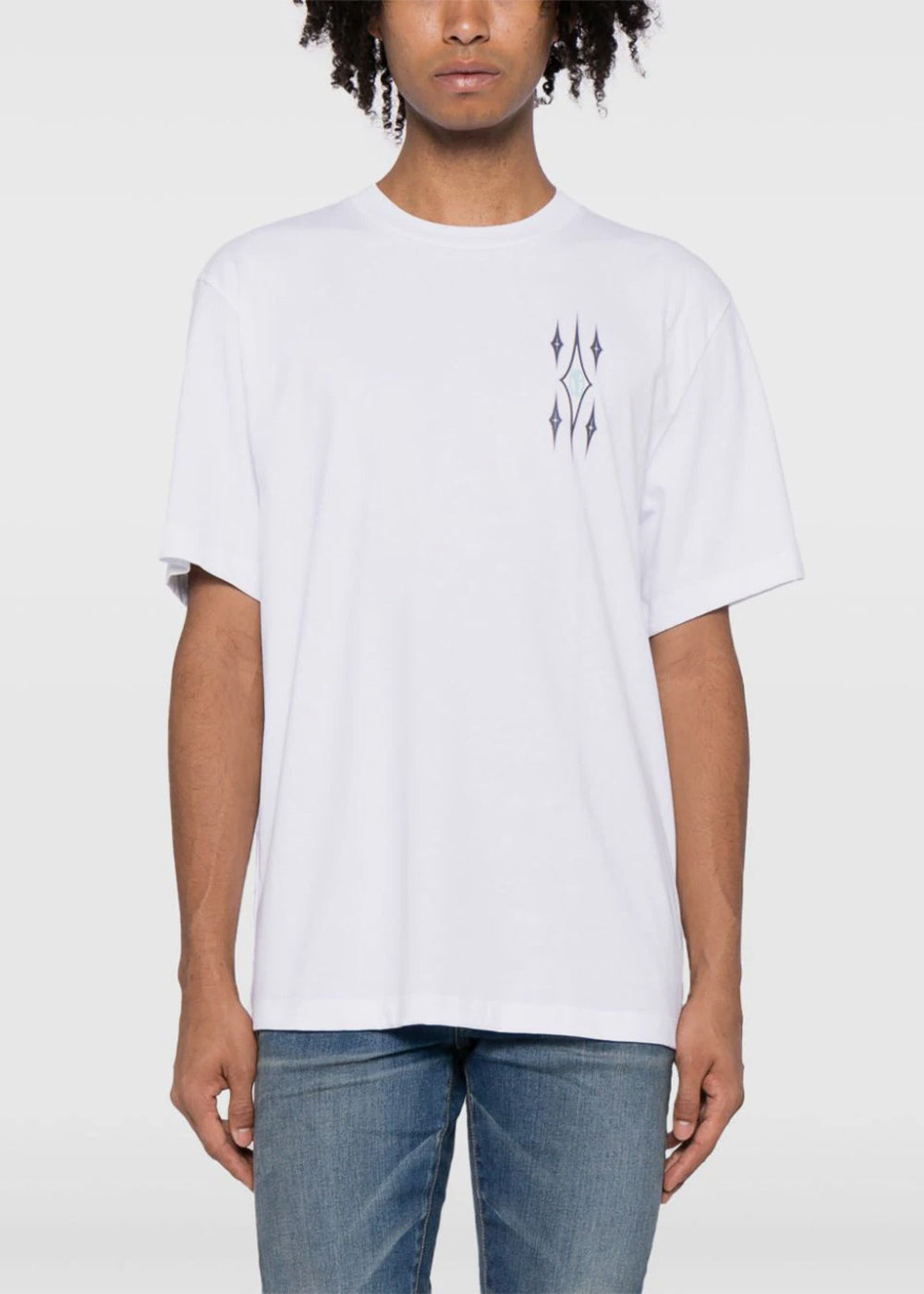 Оригінальна White Argyle T-Shirt Amiri – детальний вид