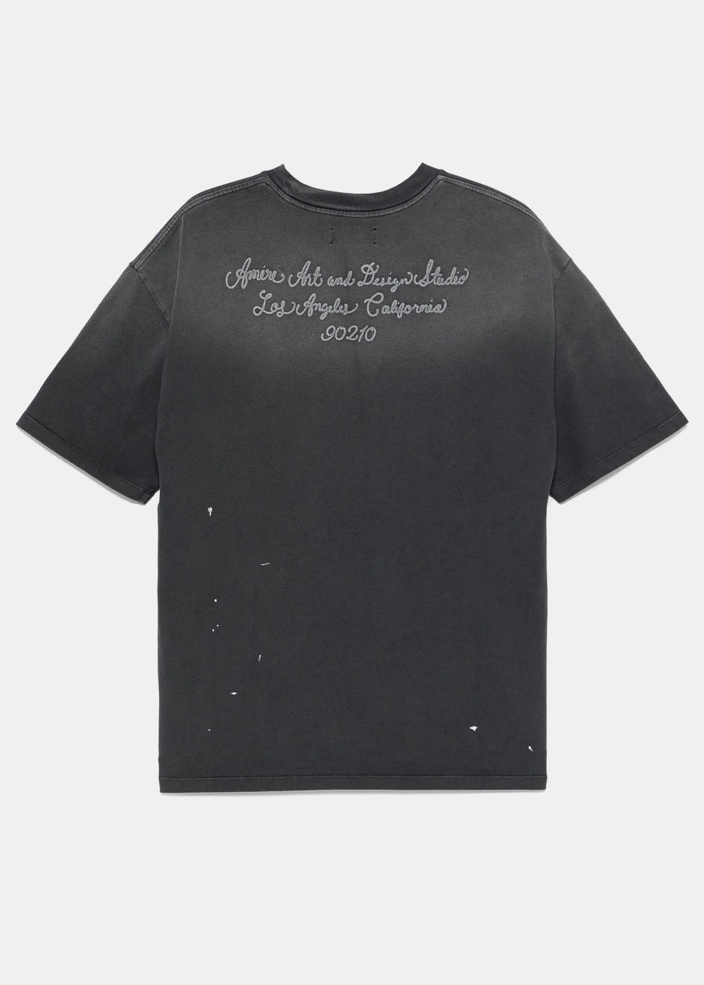Black Amiri Design Studio Os T-Shirt Amiri – Гарантія оригінальності – вид ззаду
