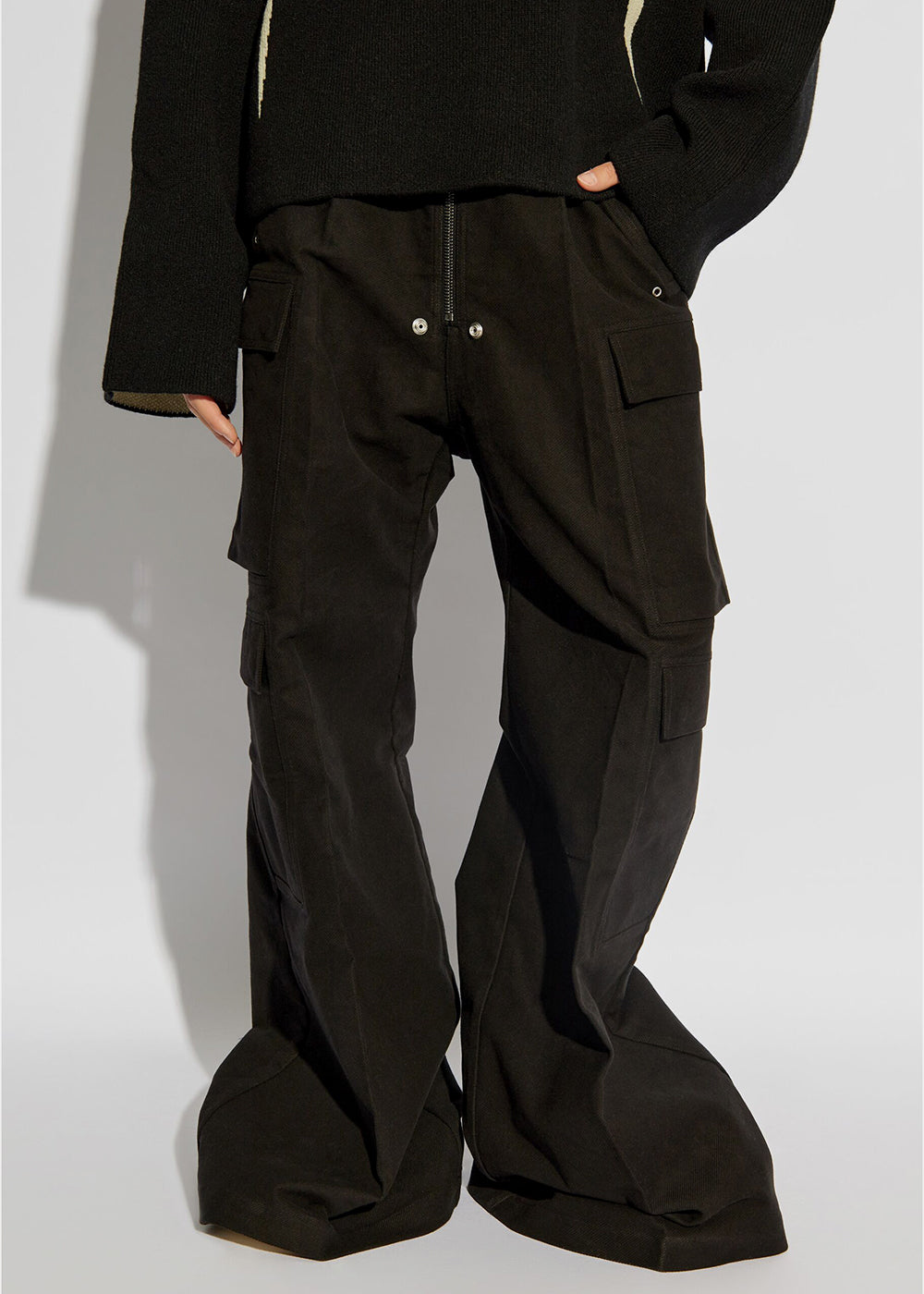 Black Cargobelas Pants Rick owens – Гарантія оригінальності – детальний вид