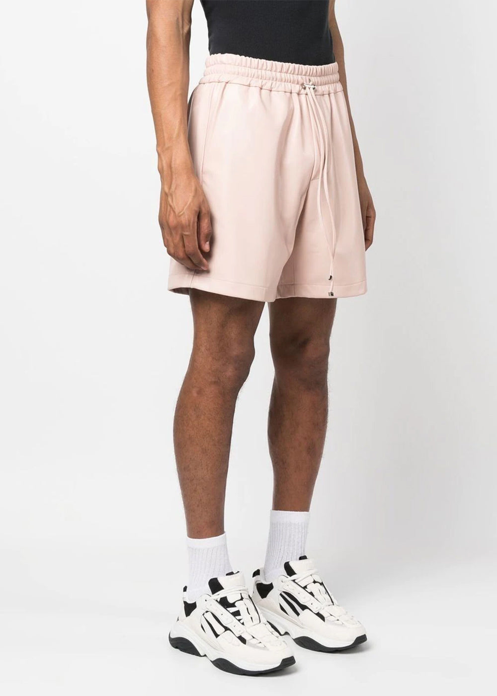 Оригінальна Pink Drawstring Track Shorts Amiri – детальний вид