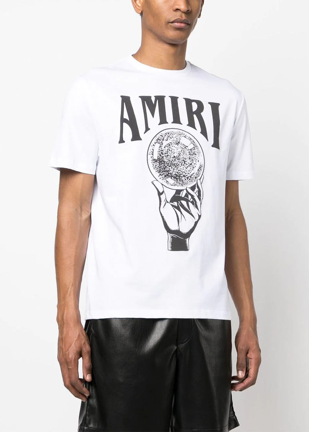 Оригінальна White Crystal Ball T-Shirt Amiri – детальний вид