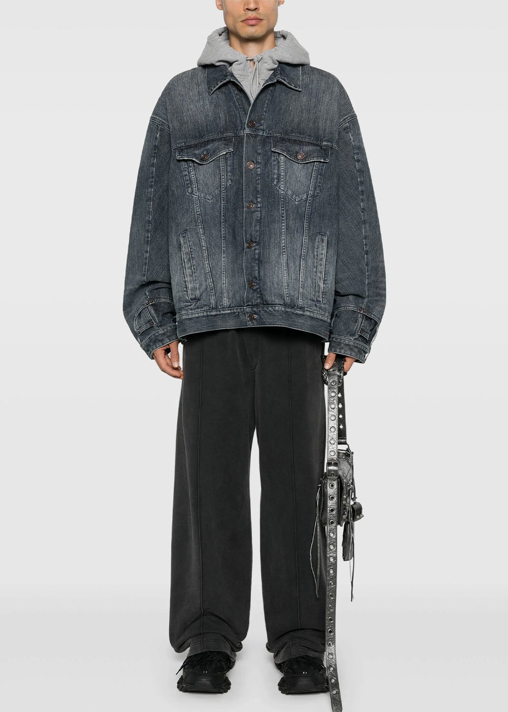 Indigo Deconstructed Denim Jacket Balenciaga оригінал – Купити в Україні – детальний вид