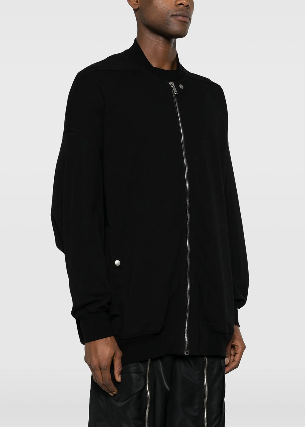 Оригінальна Black Jumbo Peter Bomber Jacket Rick owens – детальний вид