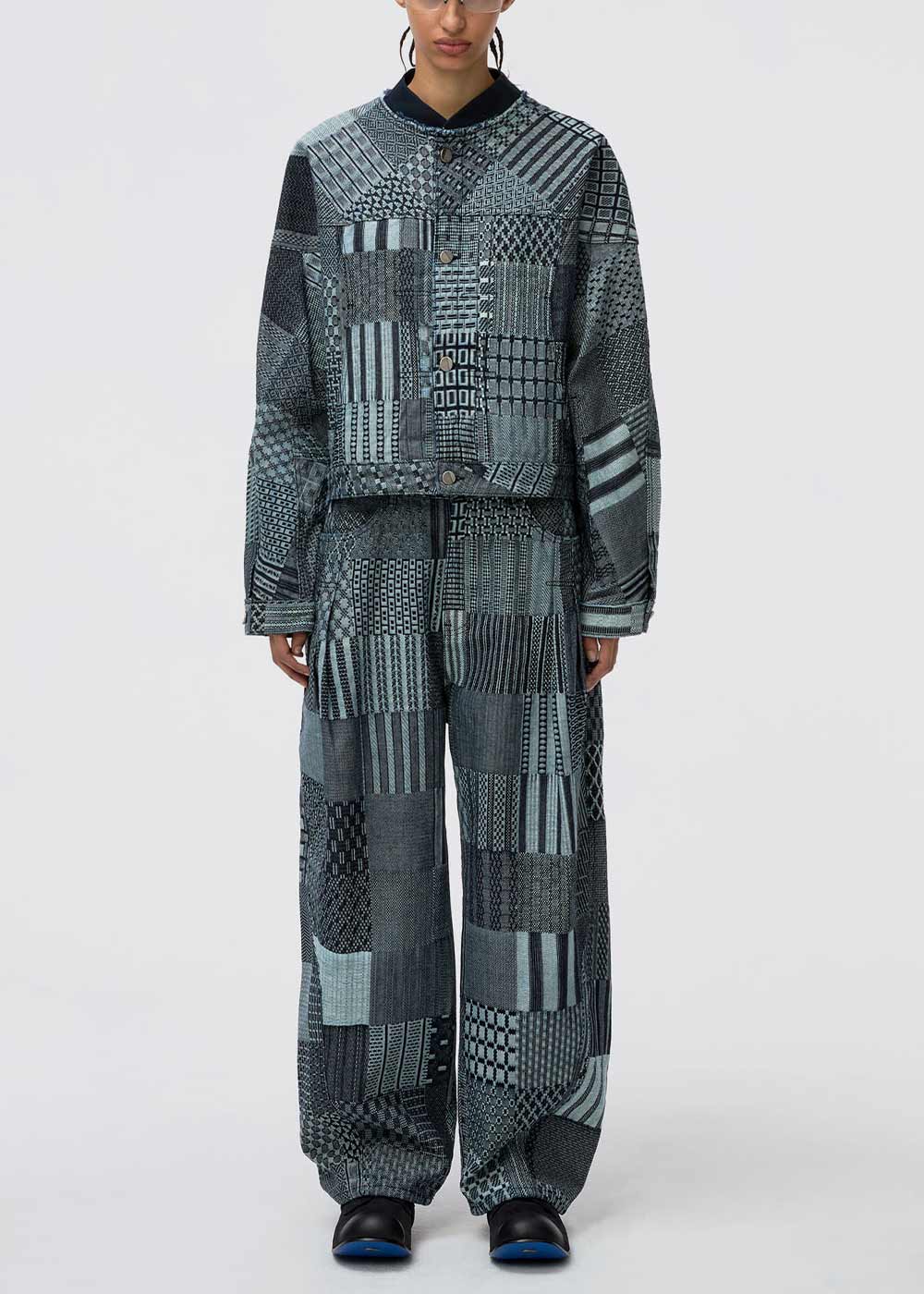 Blue Semi-Oversized Fit Jeans Ader error – Гарантія оригінальності – детальний вид