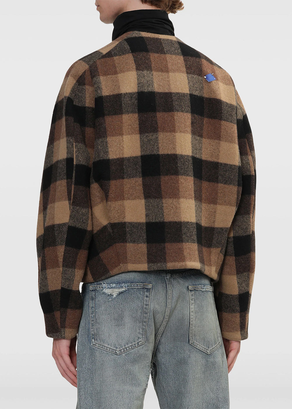 Brown Check-Pattern Jacket Ader error оригінал – Купити в Україні – збільшений вид