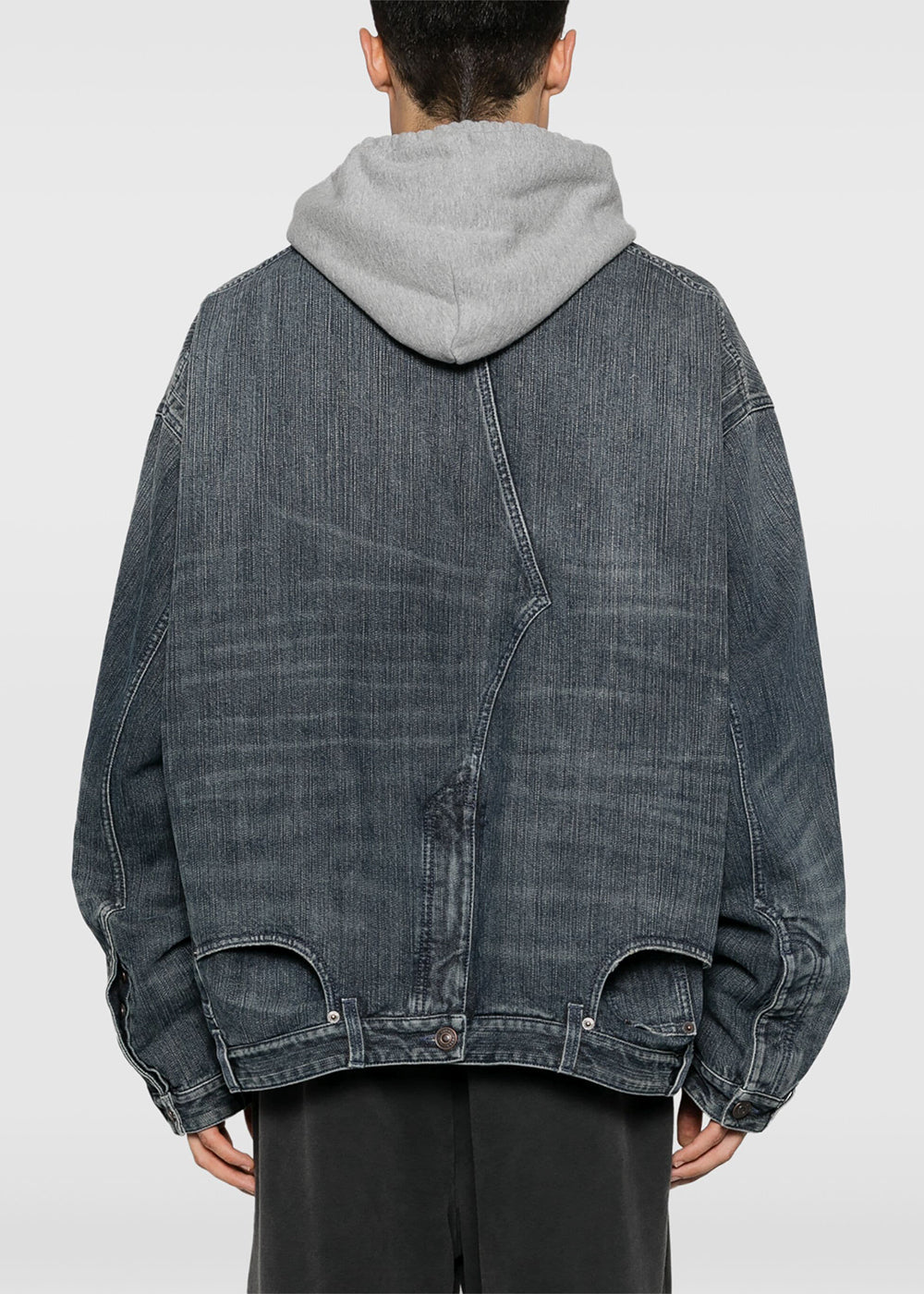 Indigo Deconstructed Denim Jacket Balenciaga оригінал – Купити в Україні – збільшений вид