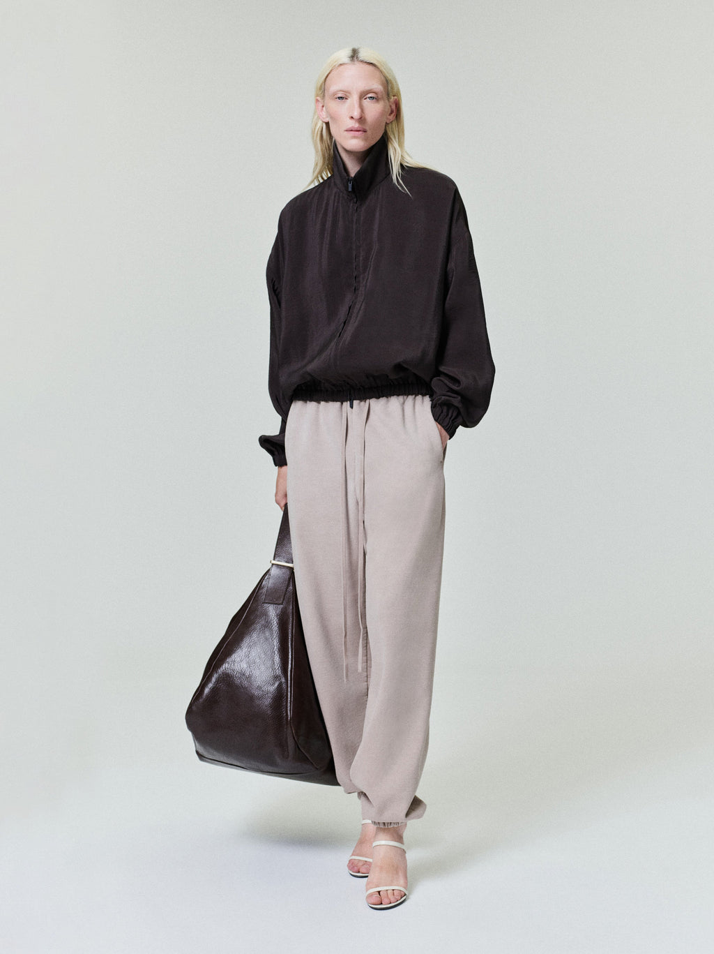Womens Crinkle Viscose Track Jacket Fear of god – Гарантія оригінальності – боковий вид