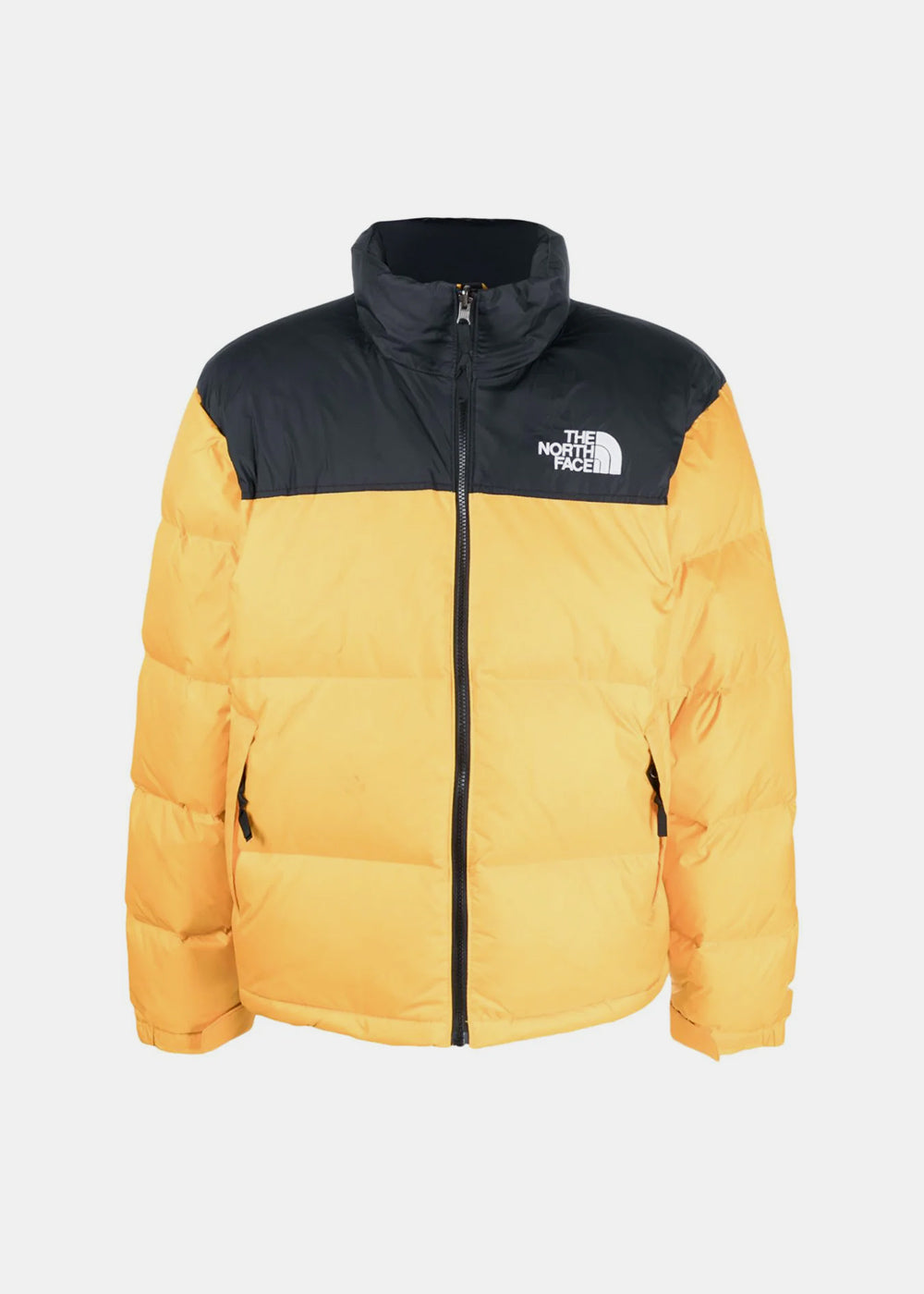 Оригінальна Orange & Black Mens 1996 Retro Nuptse Jacket The north face – боковий вид