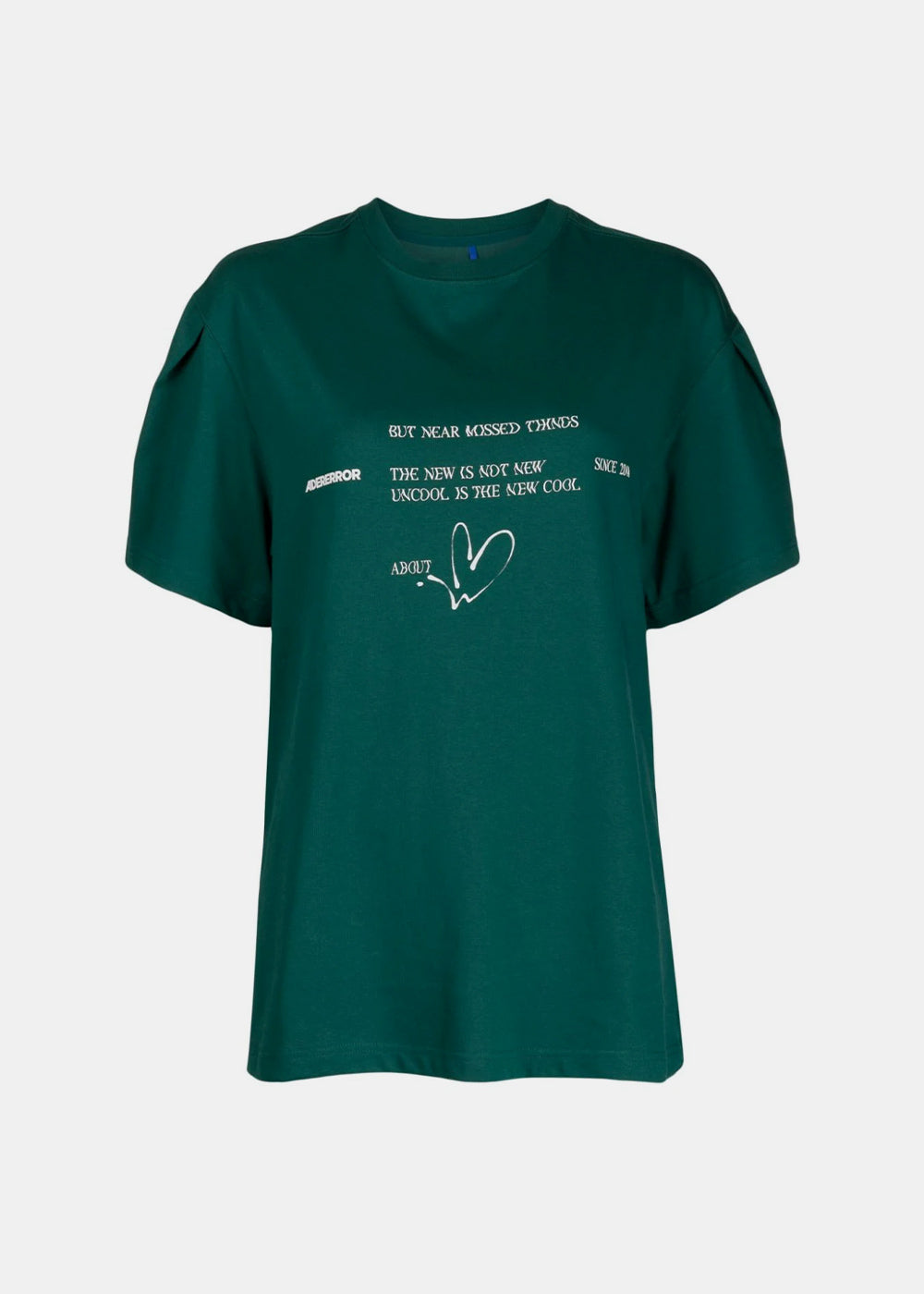 Green Artwork Logo-Print T-Shirt Ader error оригінал – Купити в Україні – боковий вид