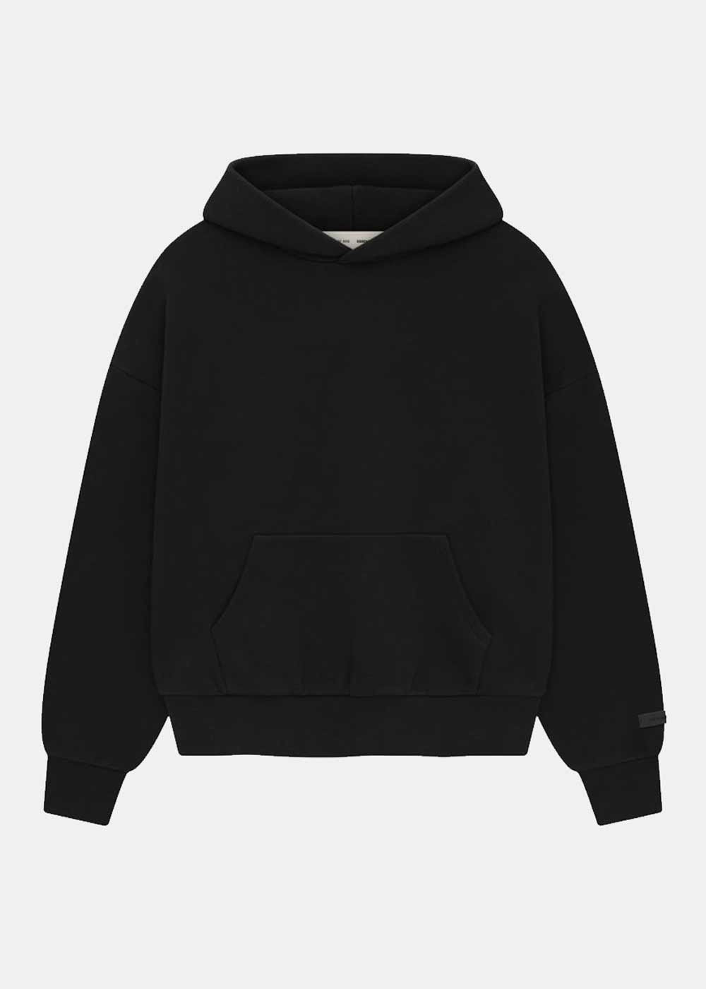 Оригінальна Jet Black Classic Fit Fleece Hoodie Fear of god – боковий вид