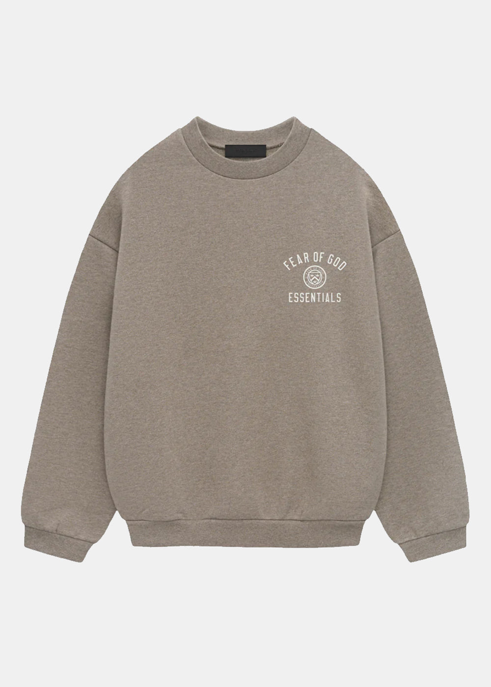Heather Grey Fleece Crewneck Fear of god оригінал – Купити в Україні – боковий вид