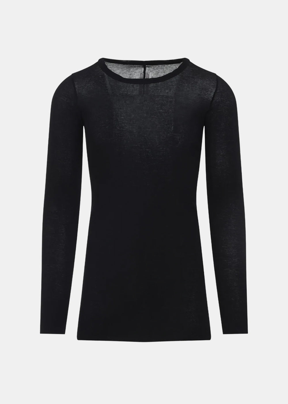 Оригінальна Black Rib Long Sleeve T-Shirt Rick owens – боковий вид