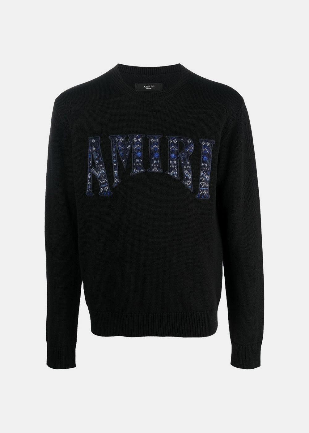 Black Logo Patch Sweatshirt Amiri – Гарантія оригінальності – боковий вид